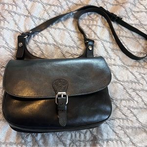 Patricia Nash London Smooth Leather Saddle Bag